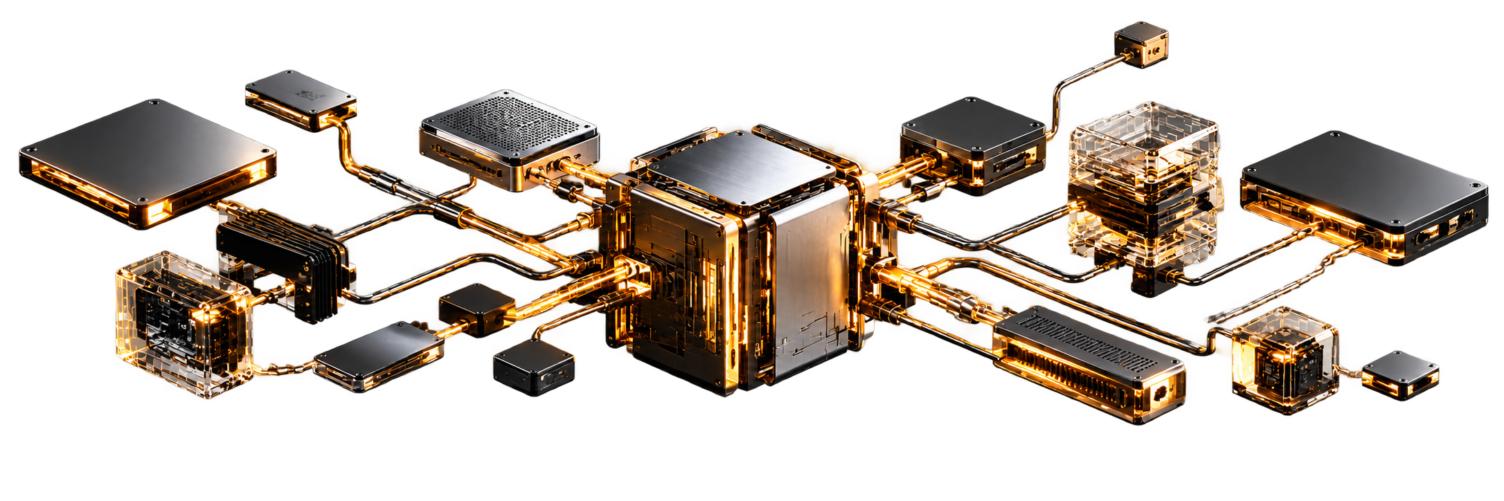Modular node structure connecting around WYN Systems
